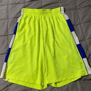 Nike Dri-fit neon yellow shorts